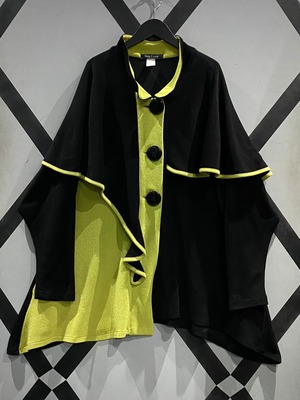 【X VINTAGE】Asymmetry Switching Vintage Loose Jacket