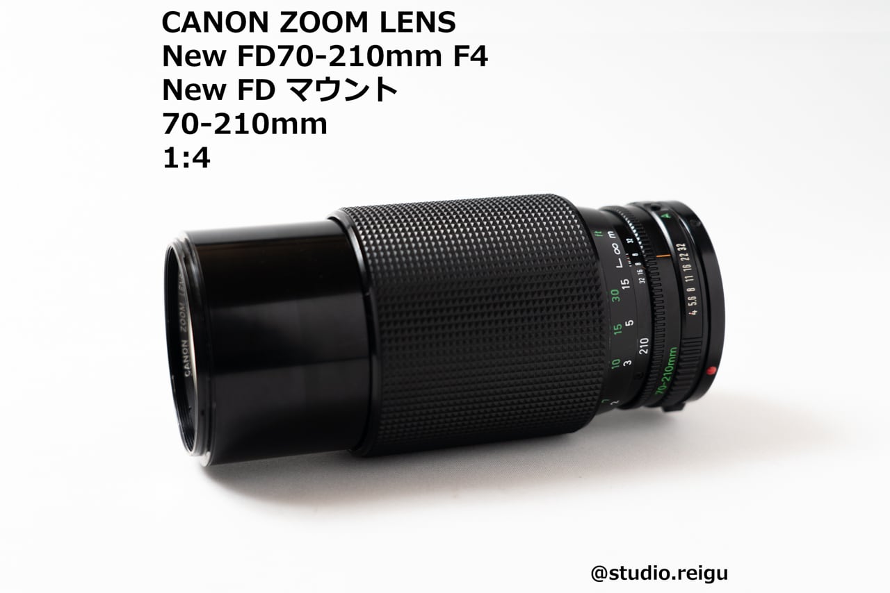 CANON ZOOM LENS New FD 70-210mm F4【2210L06】 | studio ...