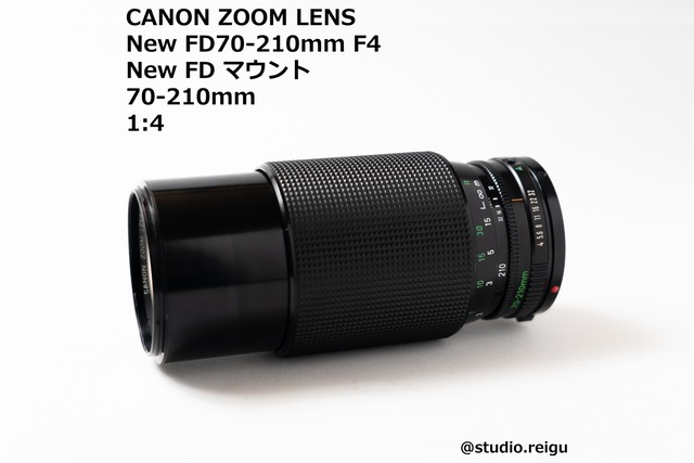 CANON ZOOM LENS New FD 70-210mm F4【2210L06】