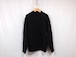 Yonetomi NEW BASIC” REBORN WOOL ARAN KNIT PULLOVER BLACK”