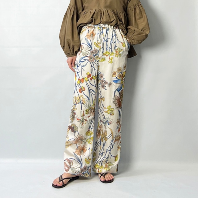 marmors マルモア original print straight pants 0224103019 2024春夏新作   [送料無料]