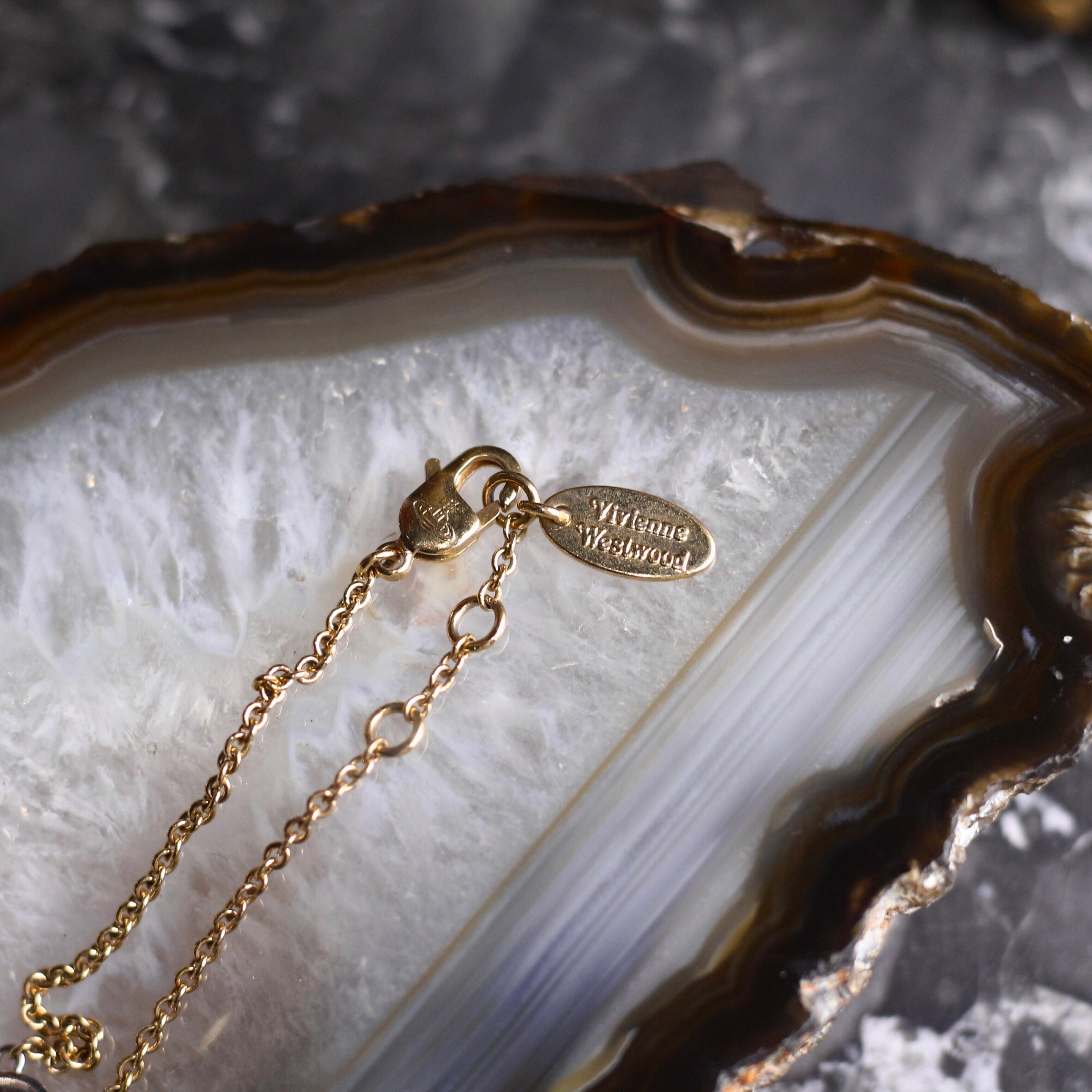 Vivienne Westwood HEART ORB DESIGN CHAIN BRACELET/ヴィヴィアン