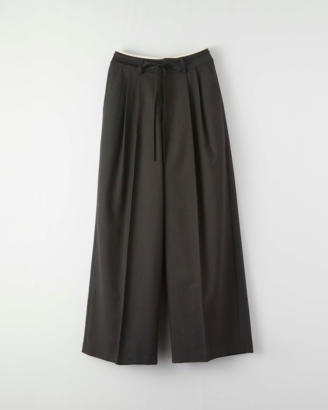 DU250729 Layered Waist Tuck Pants 【T sizeあり】【set up可】【残り僅か】