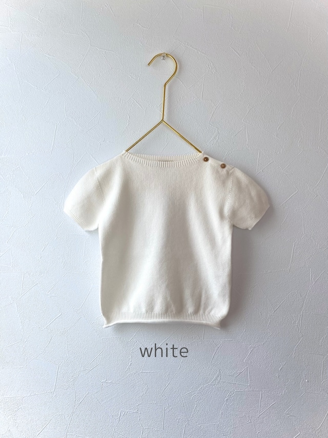 【wedoble】Organic cotton knit(全5色)