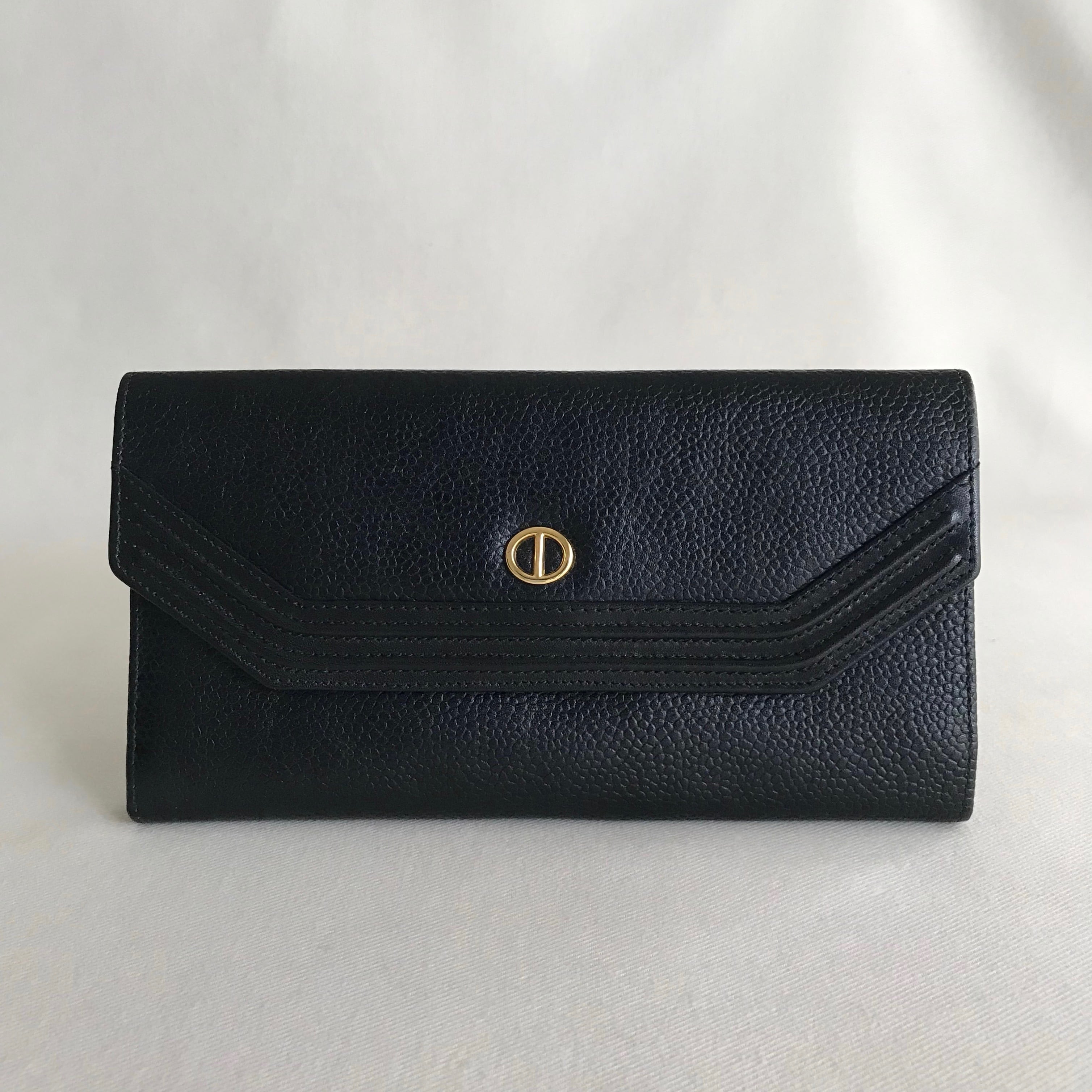 ☆ 80s vintage ☆ Christian Dior ☆ オールドディオール ☆ お財布 長財布 ☆ ブラック ☆