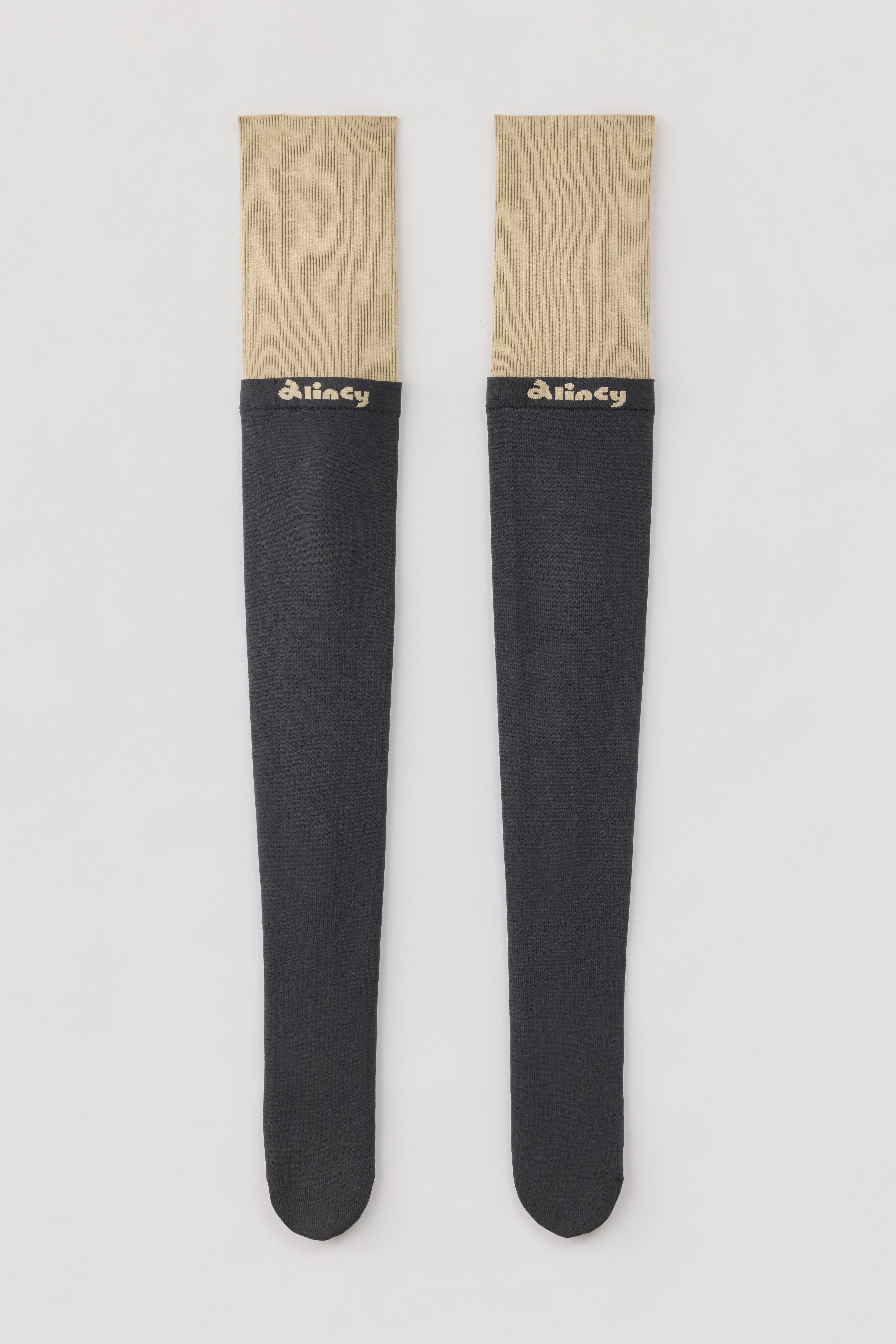 TOY LOGO KNEE SOCKS 26AWAC-016 CHARCOAL