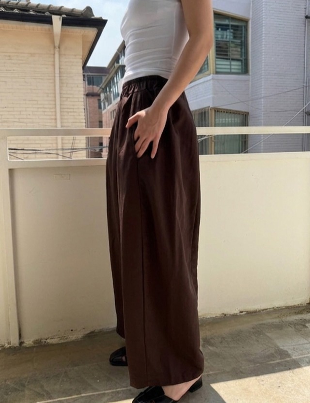 【新作5％OFF・3日間】ShakaShaka Wide Pants_4colors