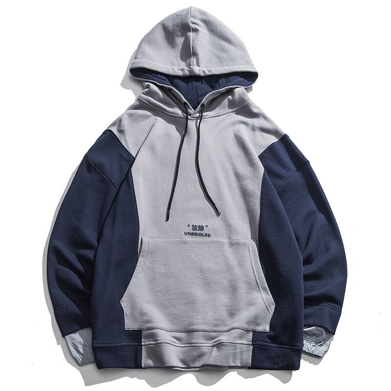 Yidaoヴィンテージオリジナルeseレトロメンズタイドブランドコントラストフード付きセーター春の新しいユースプルオーバーパーカー-アリババ スプリング 春物 ビンテージ hip6-161145254255266