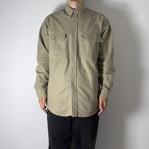 90s St.John's Bay chamois cloth shirt "made in USA" L 古着