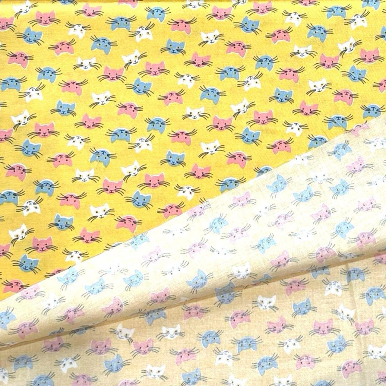 Cdr481-1◆50cm◆S◆綿100%シャーティング生地◆ネコ柄