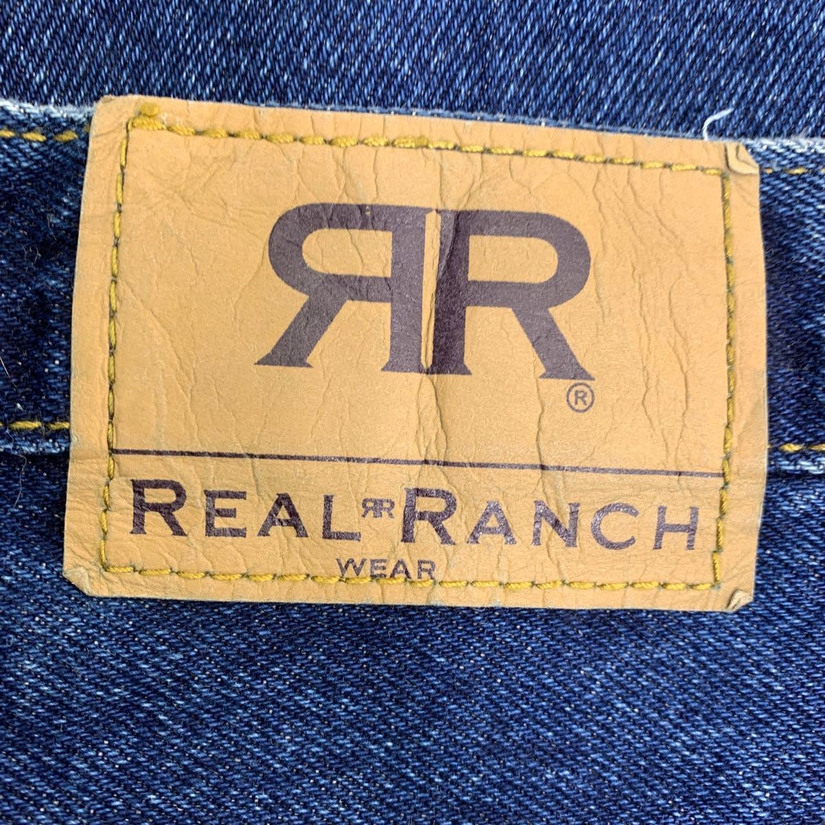 REAL RANCH デニムパンツ W30 リアルランチ インディゴ コットン 古着