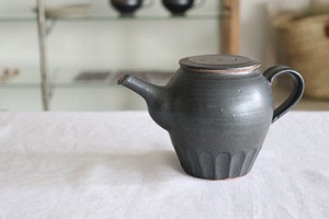 宮古和人　急須（黒マット）