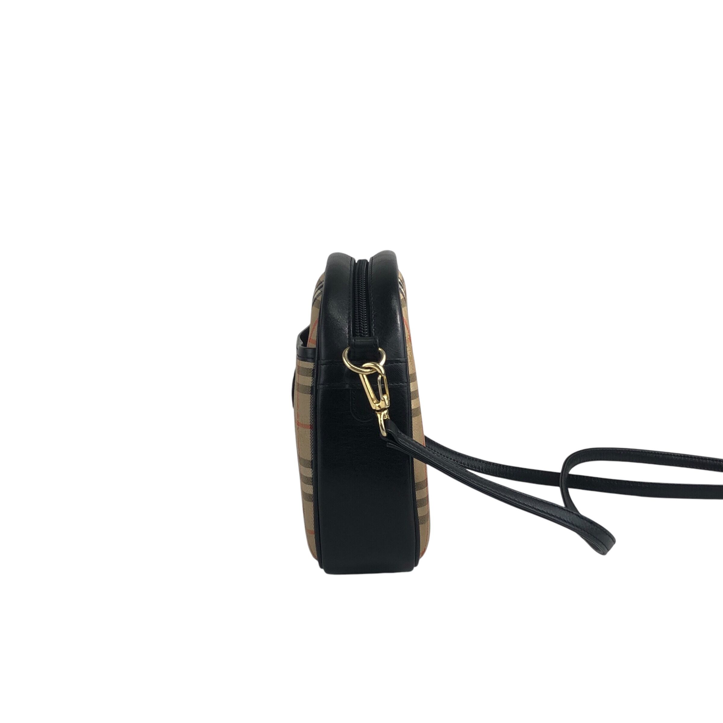 BURBERRY バーバリー/ヴィンテージチェックショルダー/SAランク/67【中古】 BURBERRY バーバリー チェック ショルダーバッグ ベージュ キャンバス