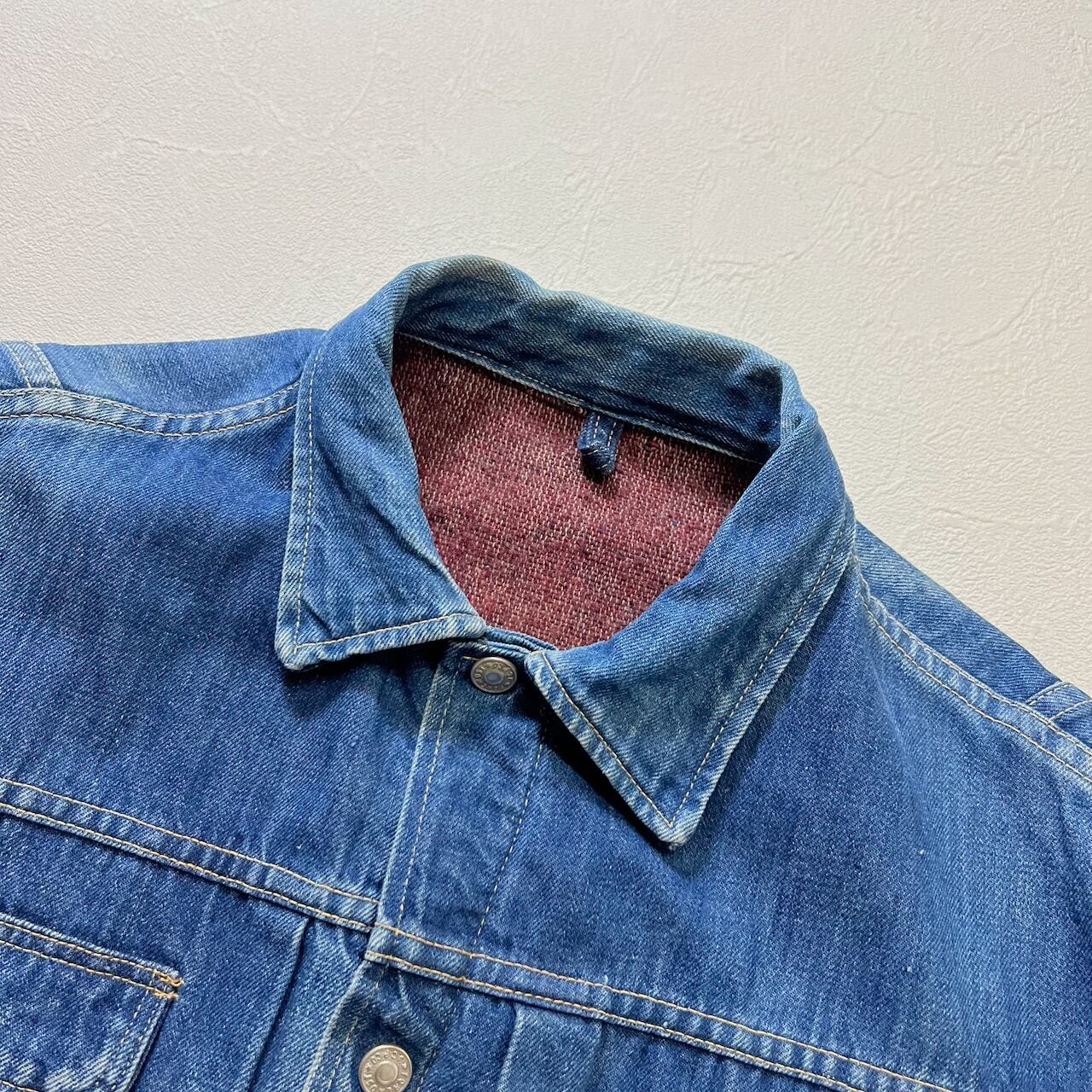 60s JCPENNY FOREMOST 2nd type デニムジャケット 裏地ブランケット