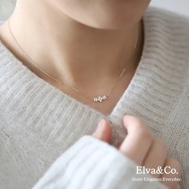 Flower Trio Necklace（フラワートリオネックレス）