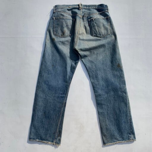 Levi's リーバイス 50S VINTAGE 501XX 革パッチ 両面タブ BIG E デニムパンツ ヴィンテージ インディゴ