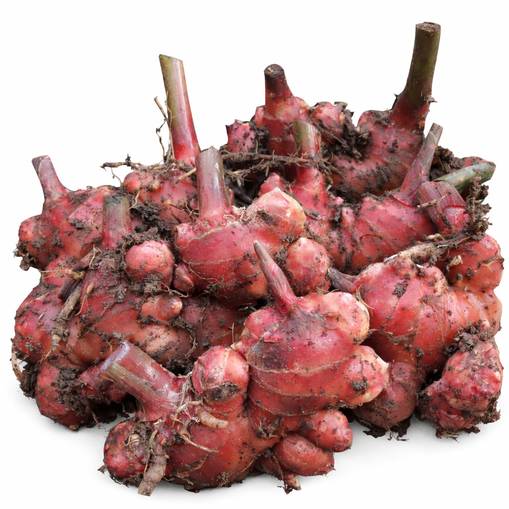 赤新生姜 1kg 土付き(自然栽培フェア2025会場限定販売） | SORANOSITA