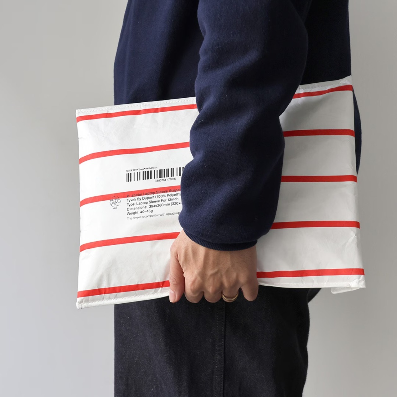 ANAheim Laptop Sleeve Stripes 13inch "Red"/PCケース/13インチ/タブレットケース/パソコンケース