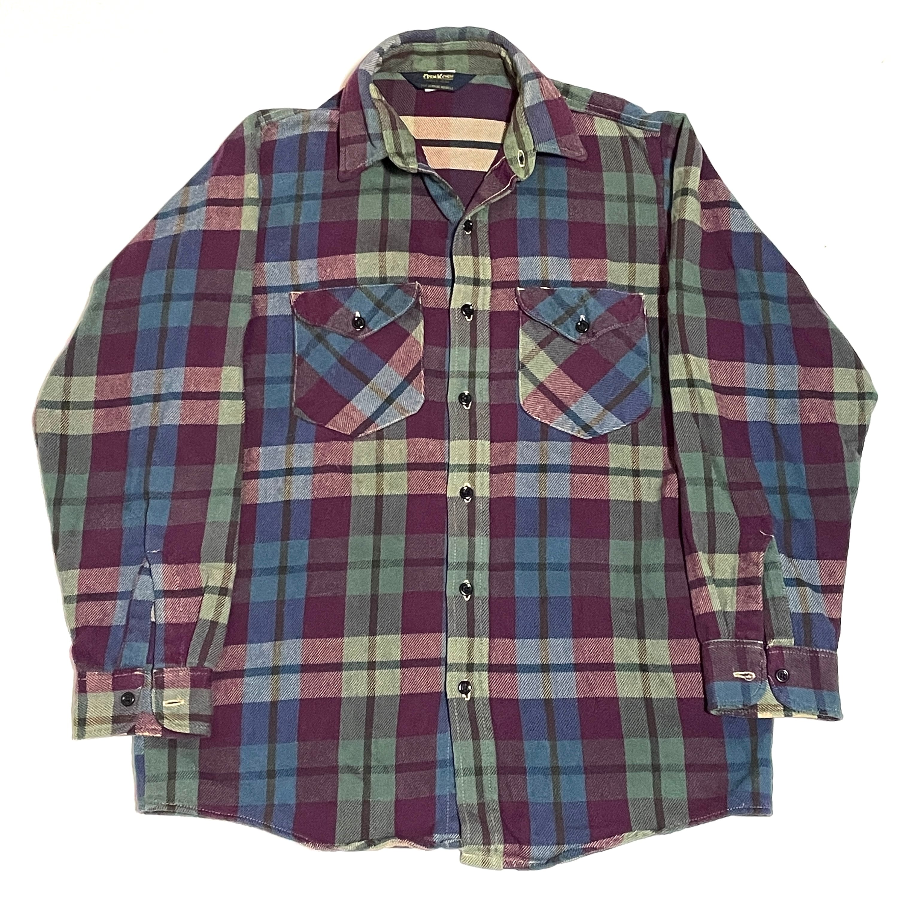 超絶レア配色 80s オシュコシュ ヴィンテージ ヘビーネルシャツ 超絶レア配色 80s オシュコシュ ヴィンテージ ヘビーネルシャツ