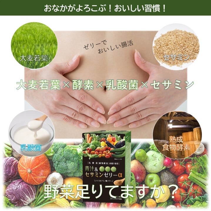 青汁セサミンゼリーα 3個セット 90包 | Pay ID