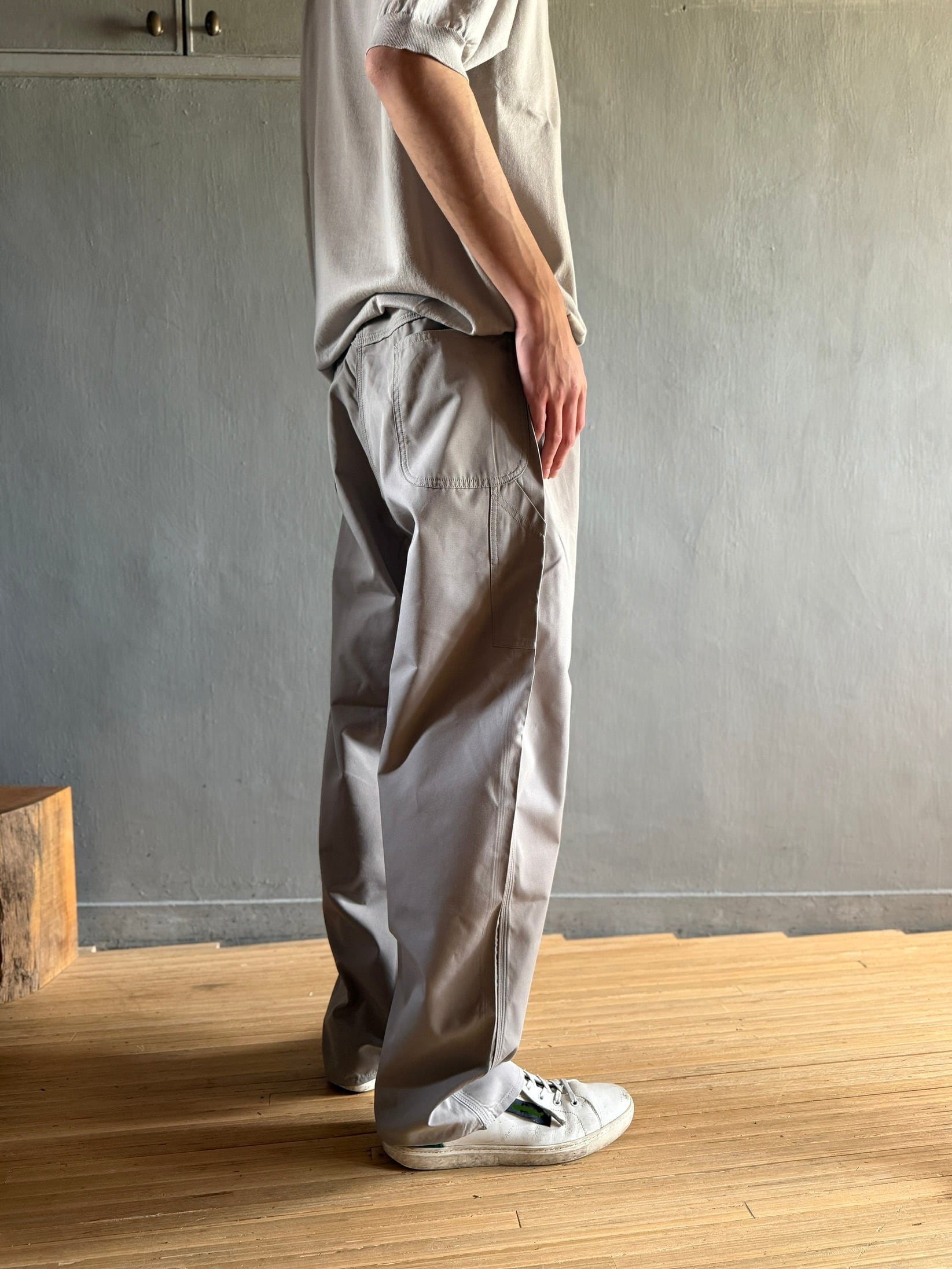 CIOTA｜Cotton Polyester Painter Pants , Light Gray | CORNER_122
