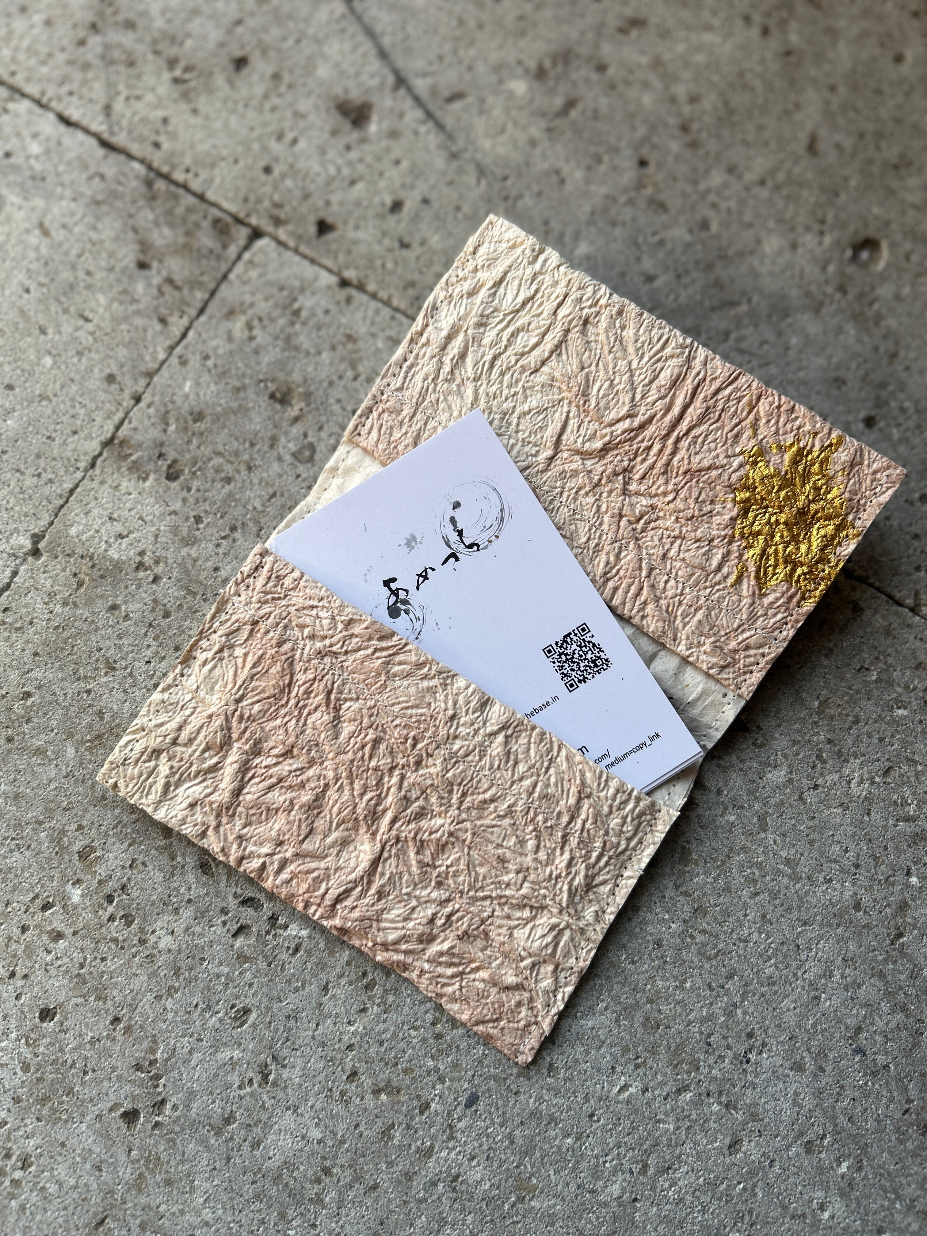 香るWASHI card case 和紙名刺入れ　　富士山系溶岩