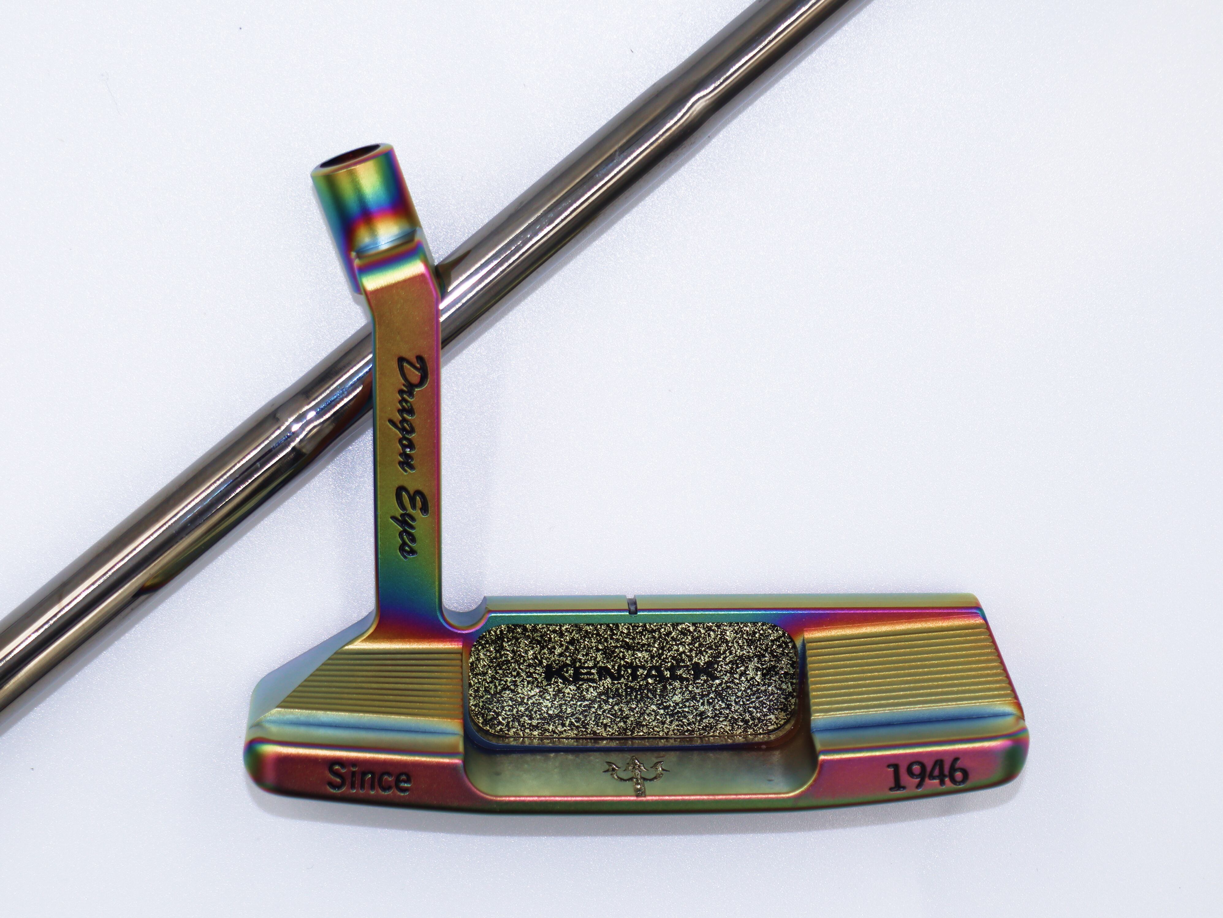 #153 Dragon Eyes 蒔絵24Kレインボーパター(なしじ)スチールシャフト