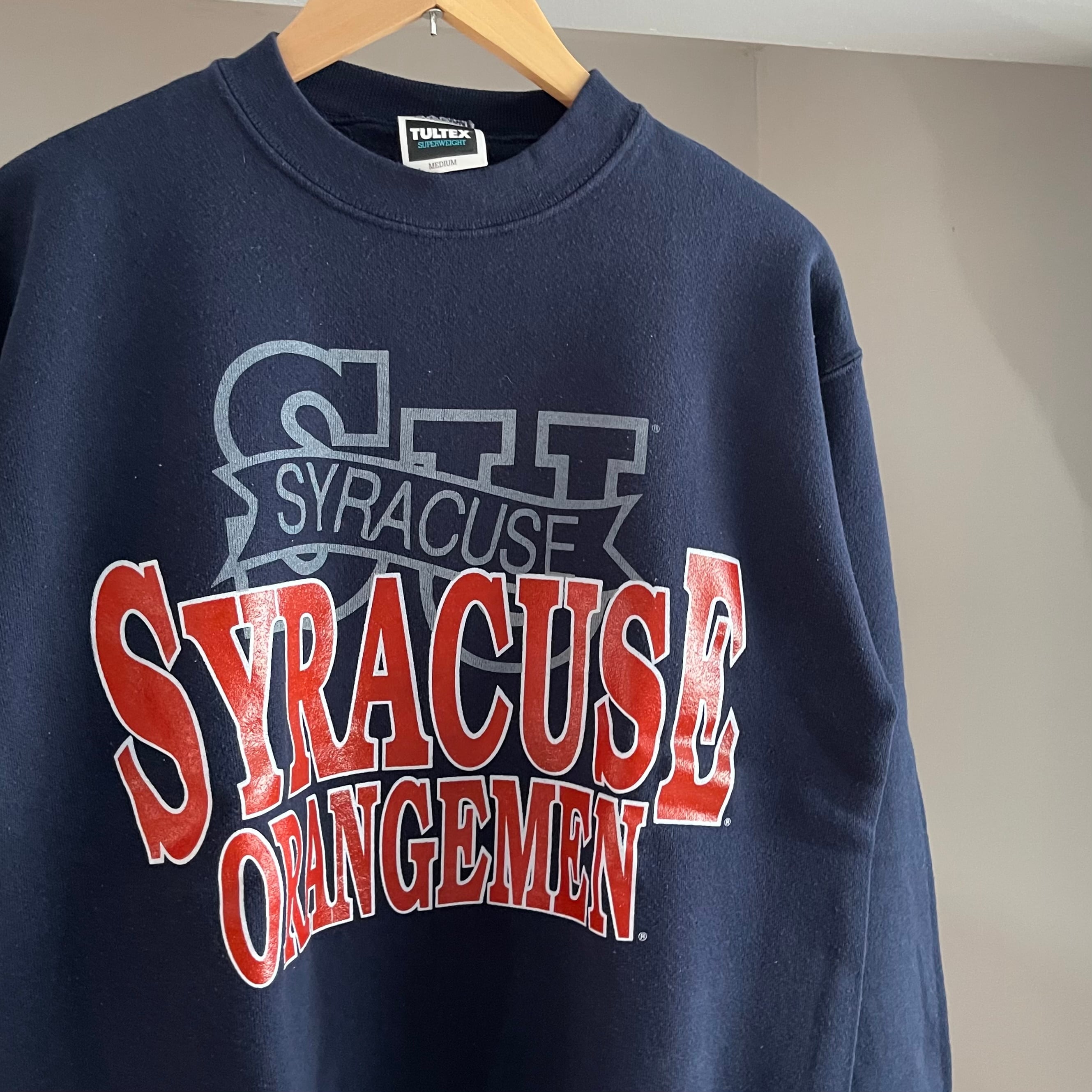 【Sz:M】90s TULTEX『Syracuse Orangemen』スウェット