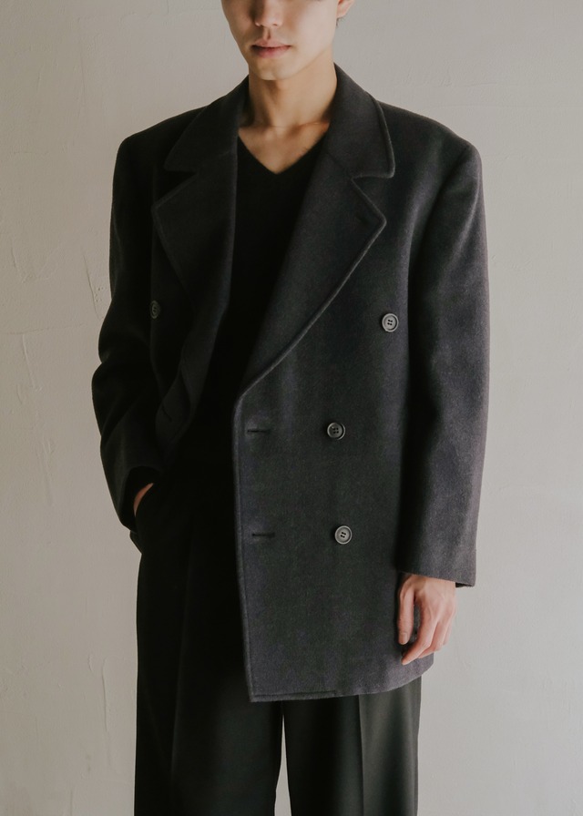 90's Yves Saint Laurent pour homme wool pea coat