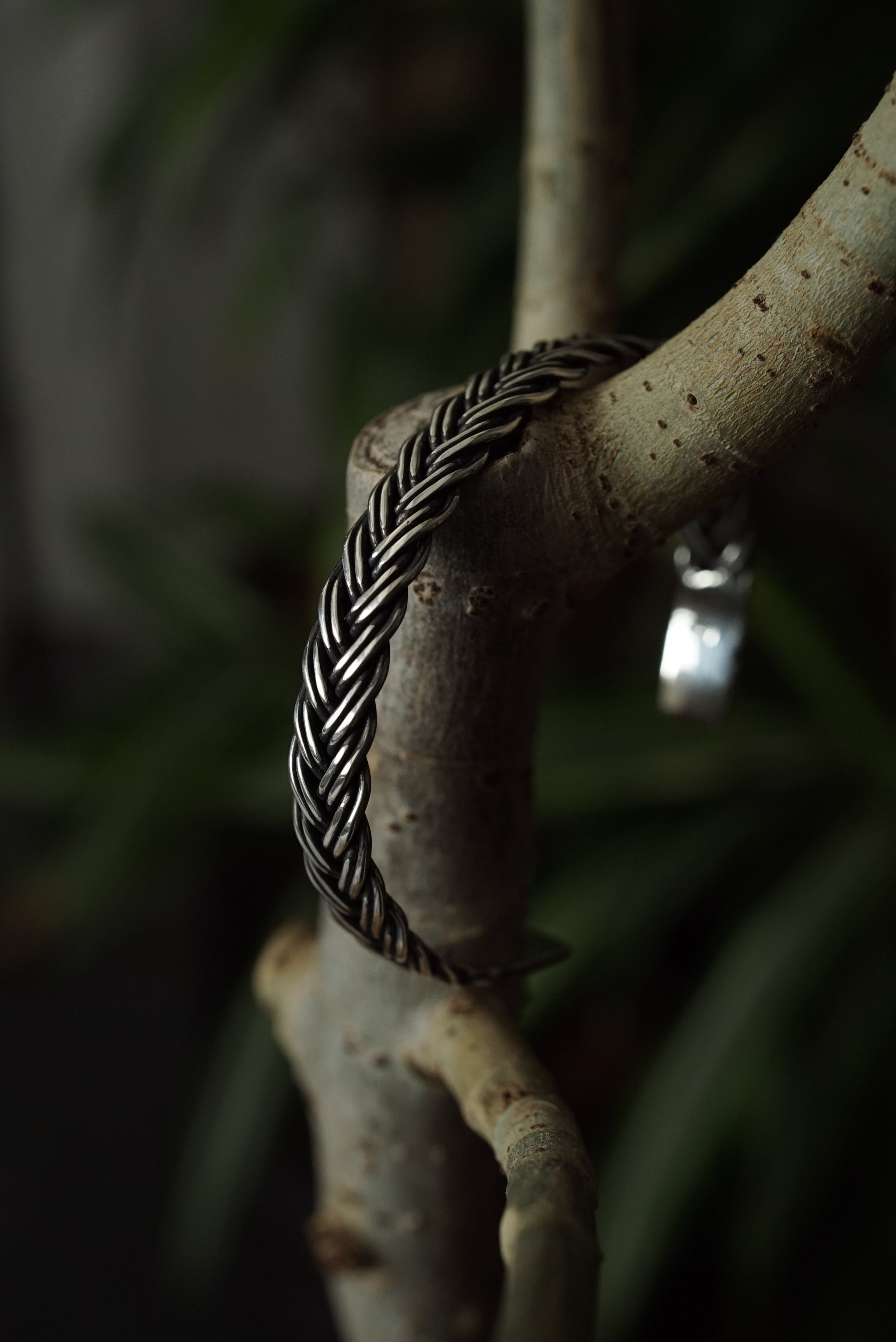 Hand Made Silver / Braid Bangle | C O L I N A