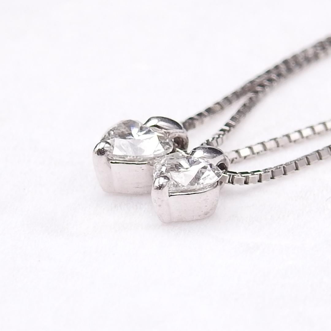 PT850/PT900 ダイヤモンドD0.25 D0.19 2連ブレスレット