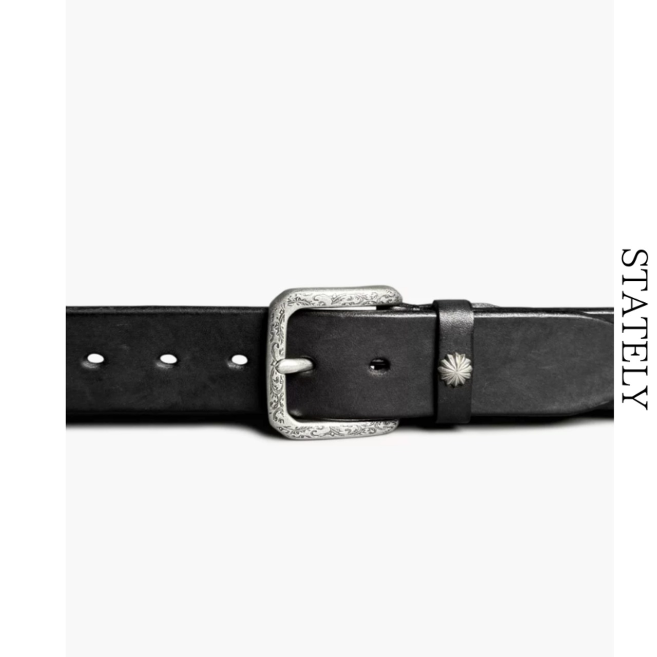Vintage Buckle レザーベルト/3color_A09・画像9