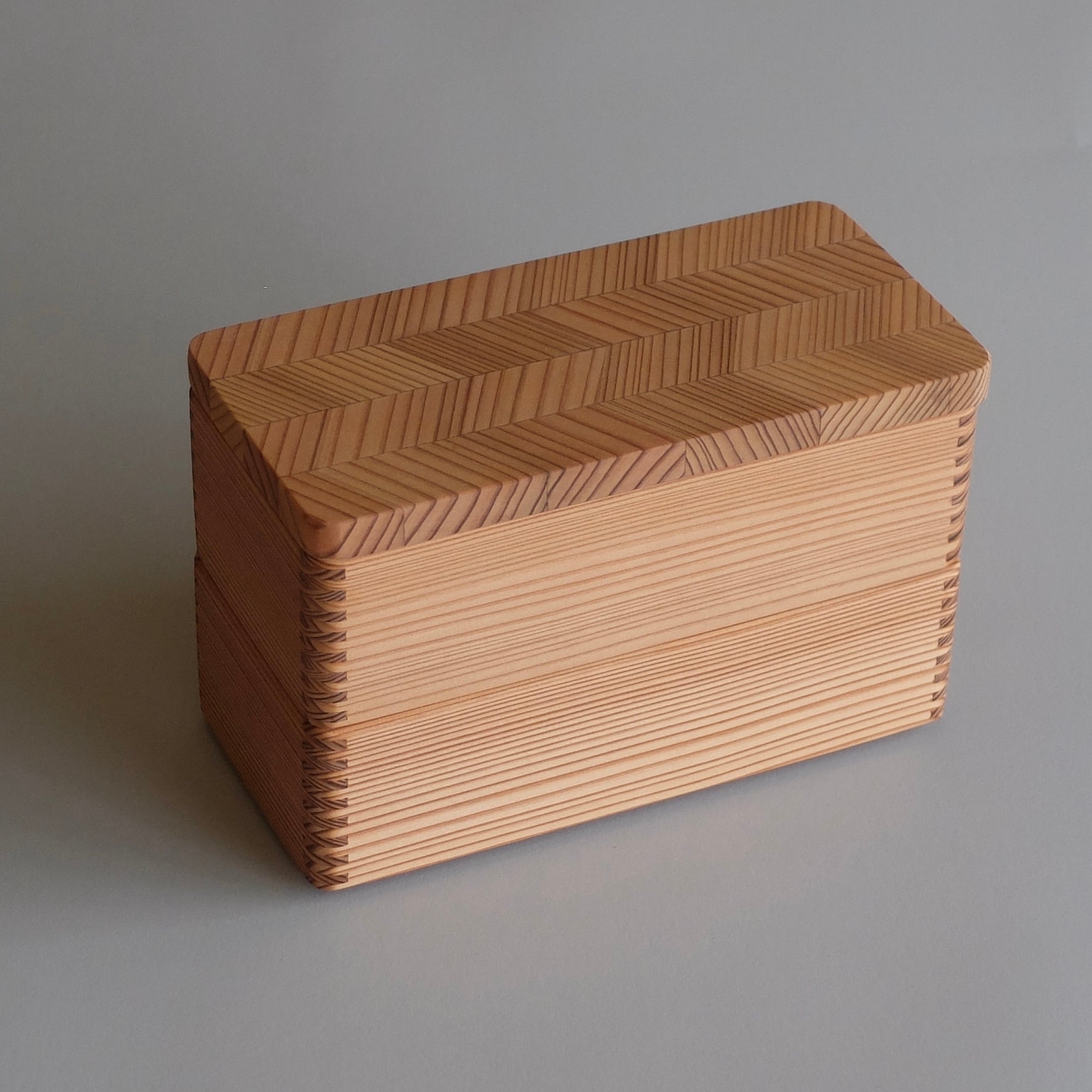 山武杉のお弁当箱 杉綾 大2段 900ml | studio kirin