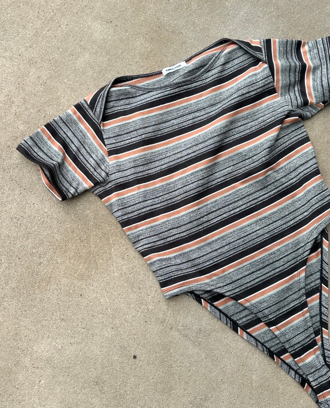 FUMIKA_UCHIDA  [GRANDRELLE MULTI STRIPES BODY SUIT]