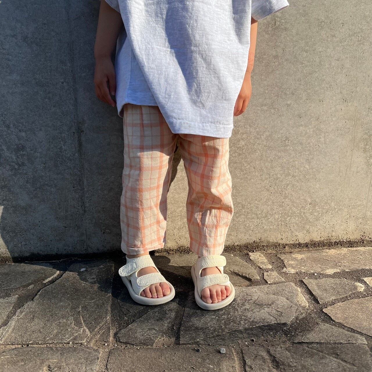 【予約】【一部即納】simple check pants