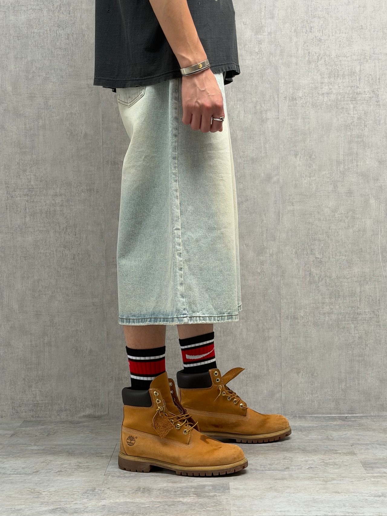 Cloud Fade Loose Jorts