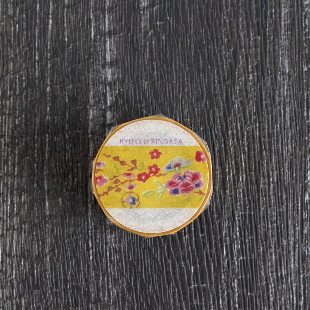 紅型だいだい マスキングテープ | Dear Okinawa,