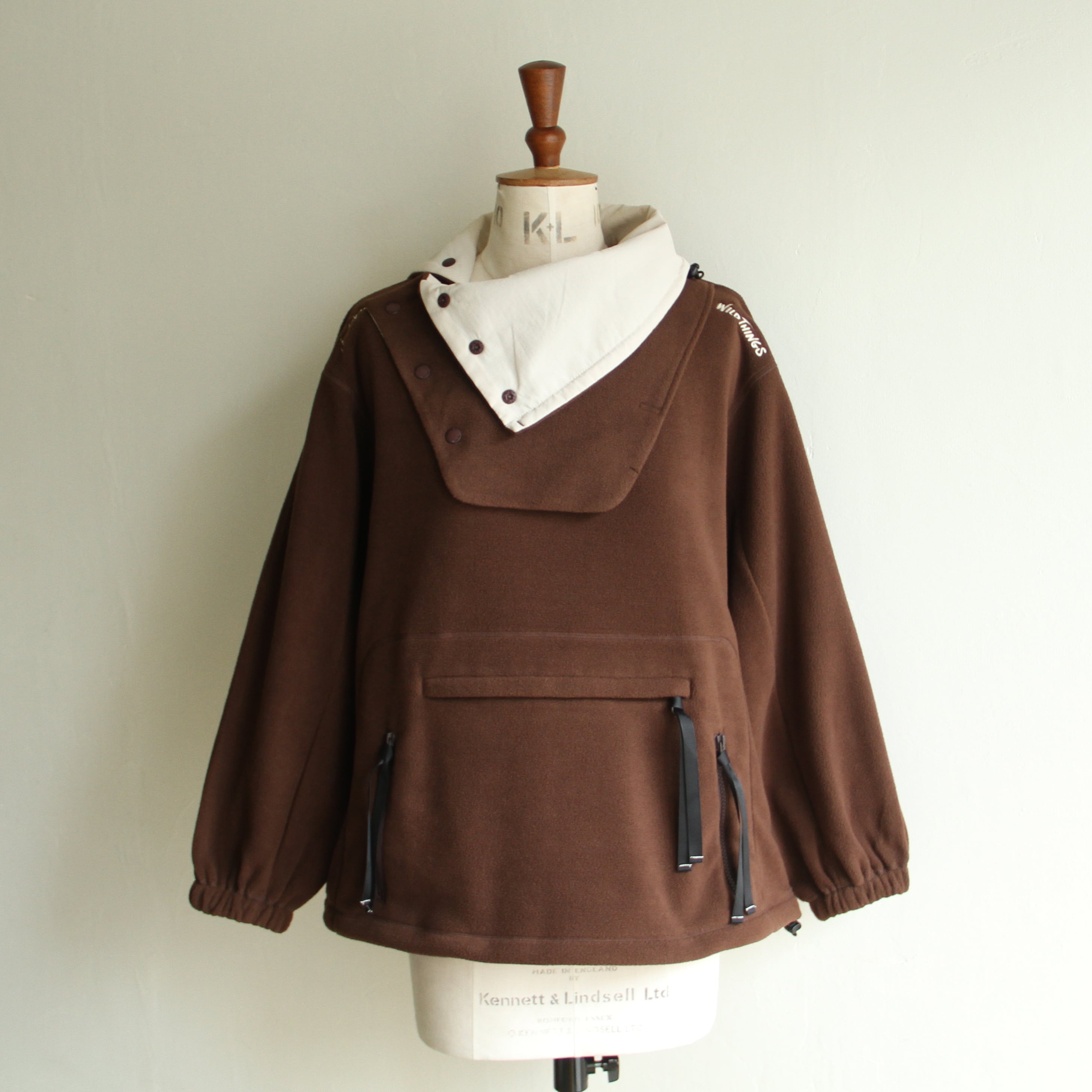 JUN MIKAMI × WILD THINGS Fleece pullover