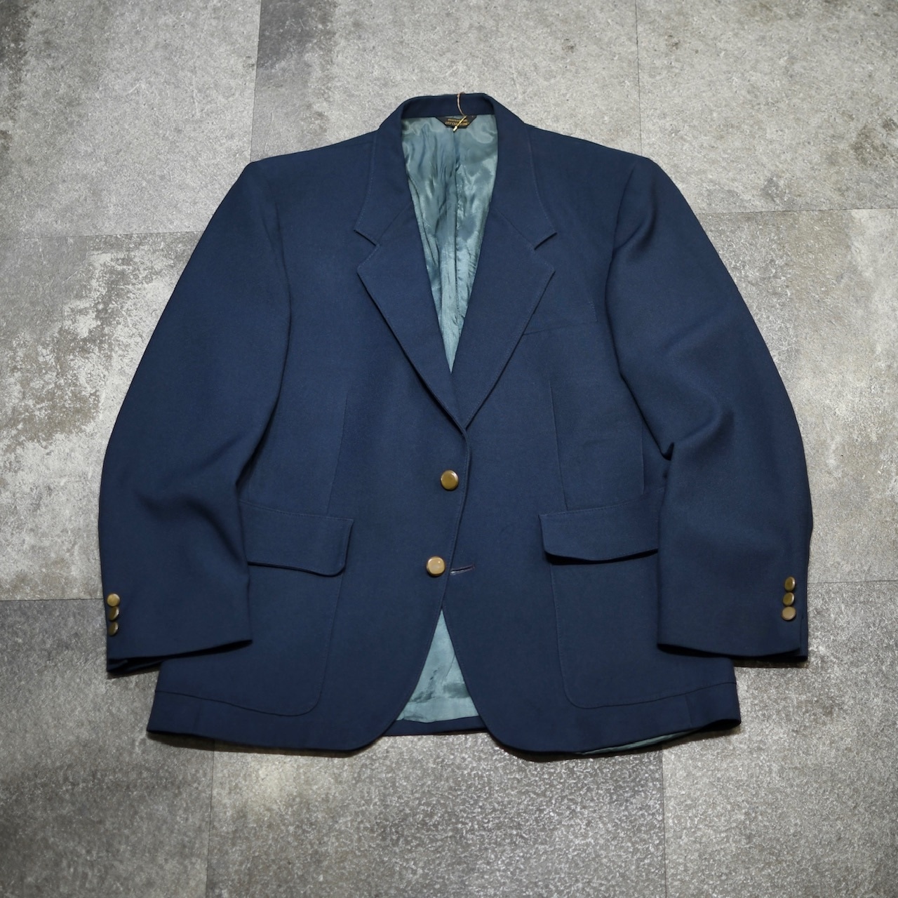 80's LEVI’S action suit tailored jacket navy