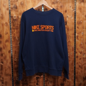 00s nike スウェット ネイビー XL/ナイキ