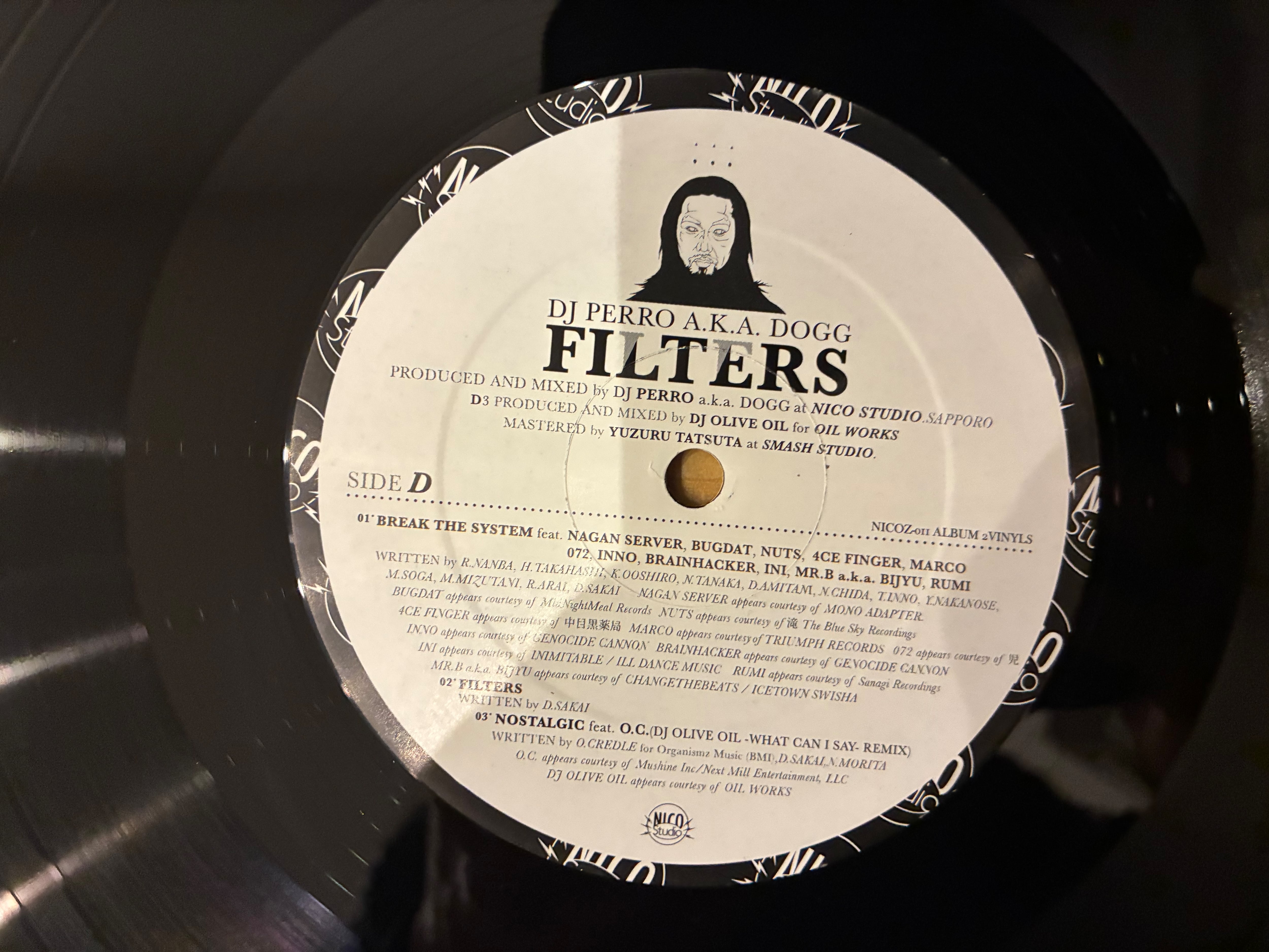DJ PERRO a.k.a DOGG / FILTERS | sixteen records (シックスティーン