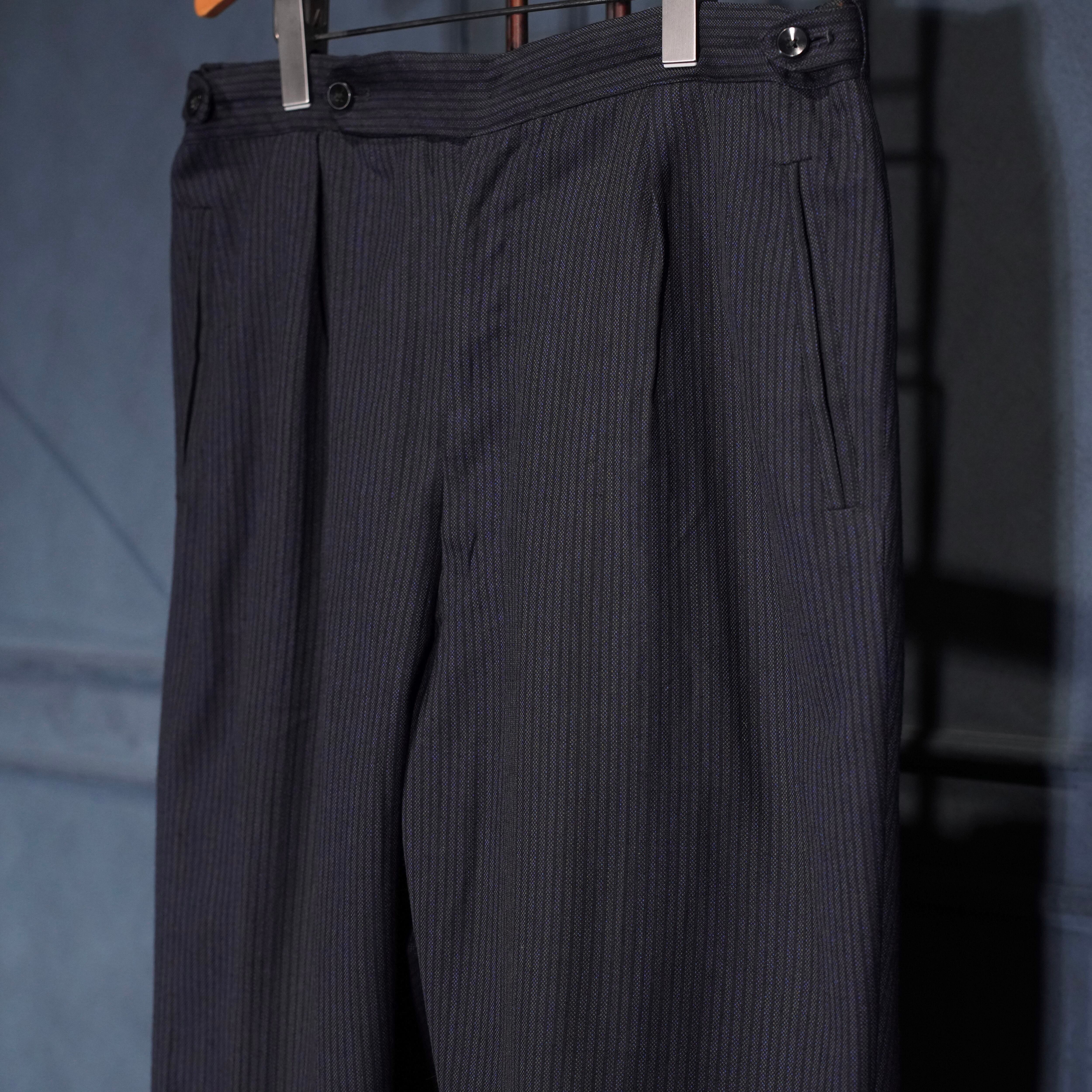 EU VINTAGE H.Grgtzka&Lo BERLIN STRIPE PATTERNED DESIGN SET UP SUIT