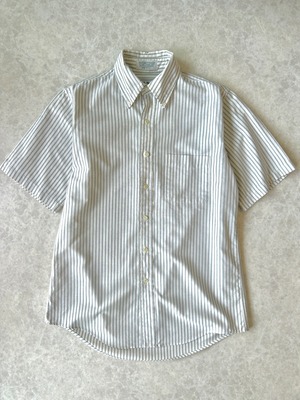 90s L.L.Bean エルエルビーン シングルニードル ストライプ 半袖BDシャツ