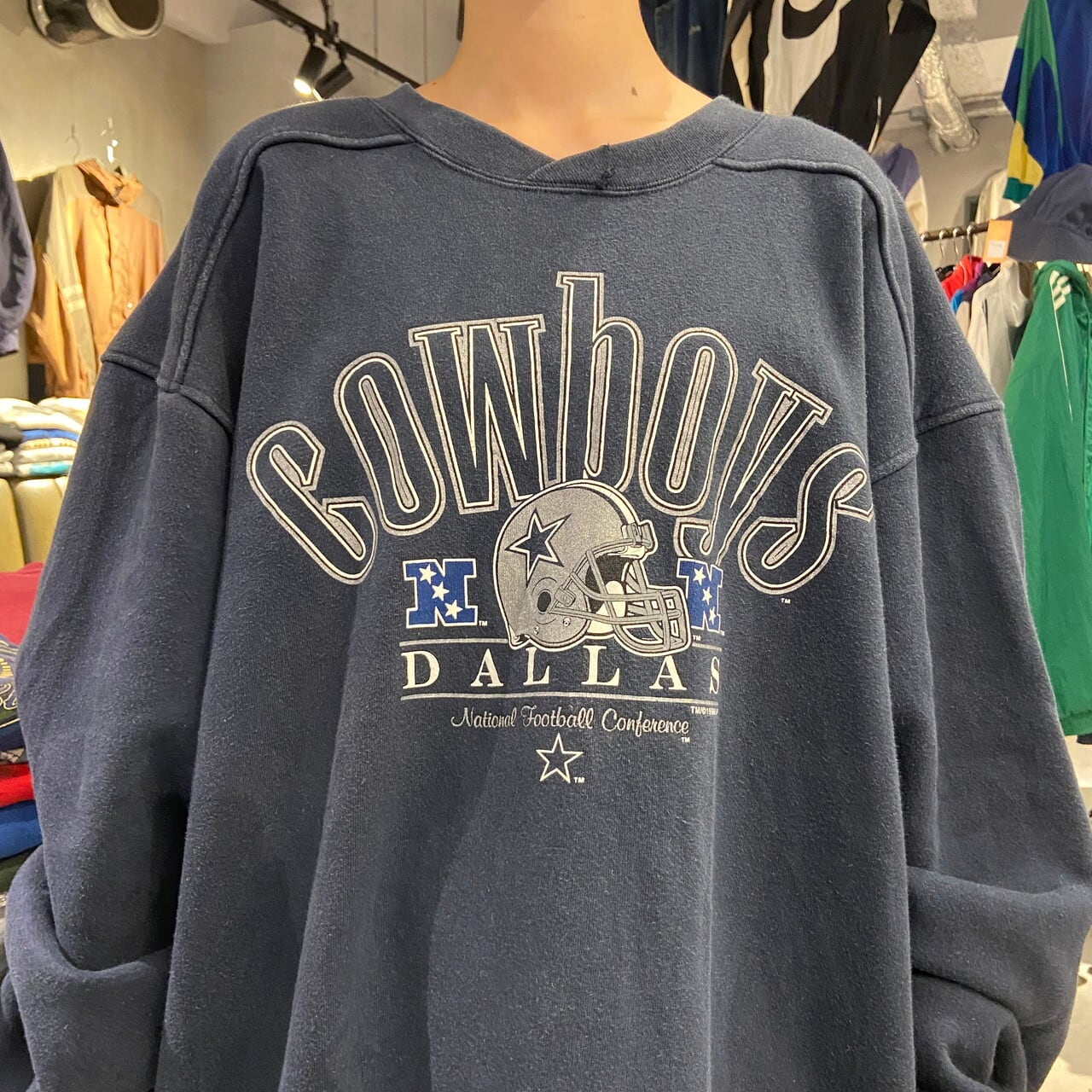 USA製 90s　DALLAS COWBOYS ゆったり大きめ  スウェット