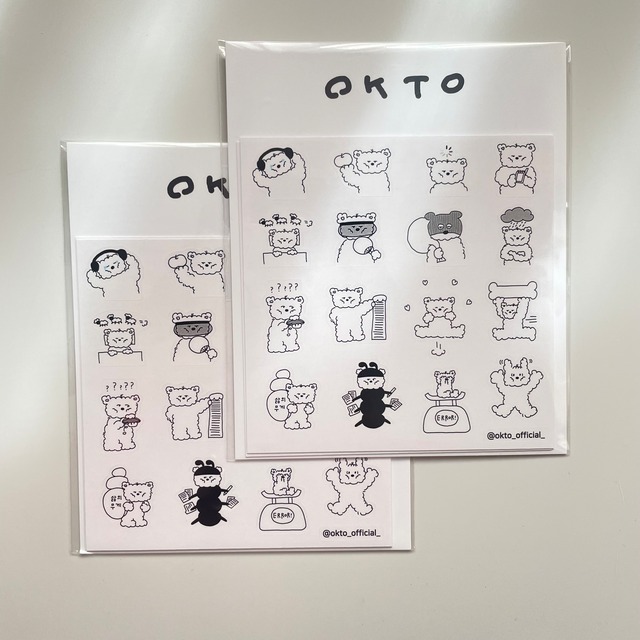 OKTO 〔daily drawing sticker 05〕