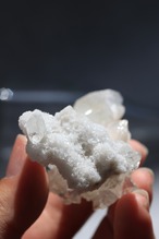 ダイヤモンドアポフィライト & スティルバイト「光の結び」Diamond Apophyllite & Stilbite ◇ 天然石・鉱物・パワーストーン・原石 | st00337