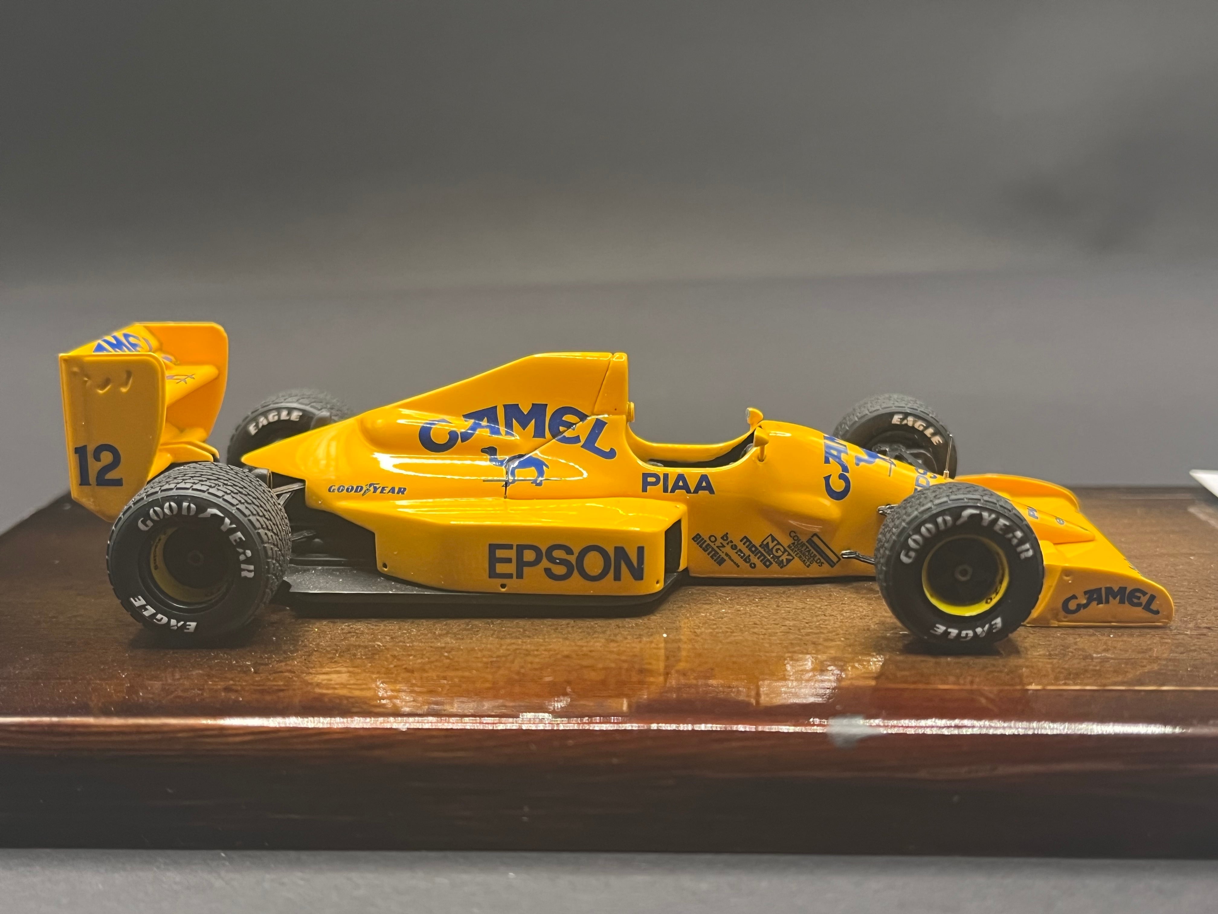 1/43 Tameo ロータス101ジャッド 中嶋悟 オーストラリアGP ファステ