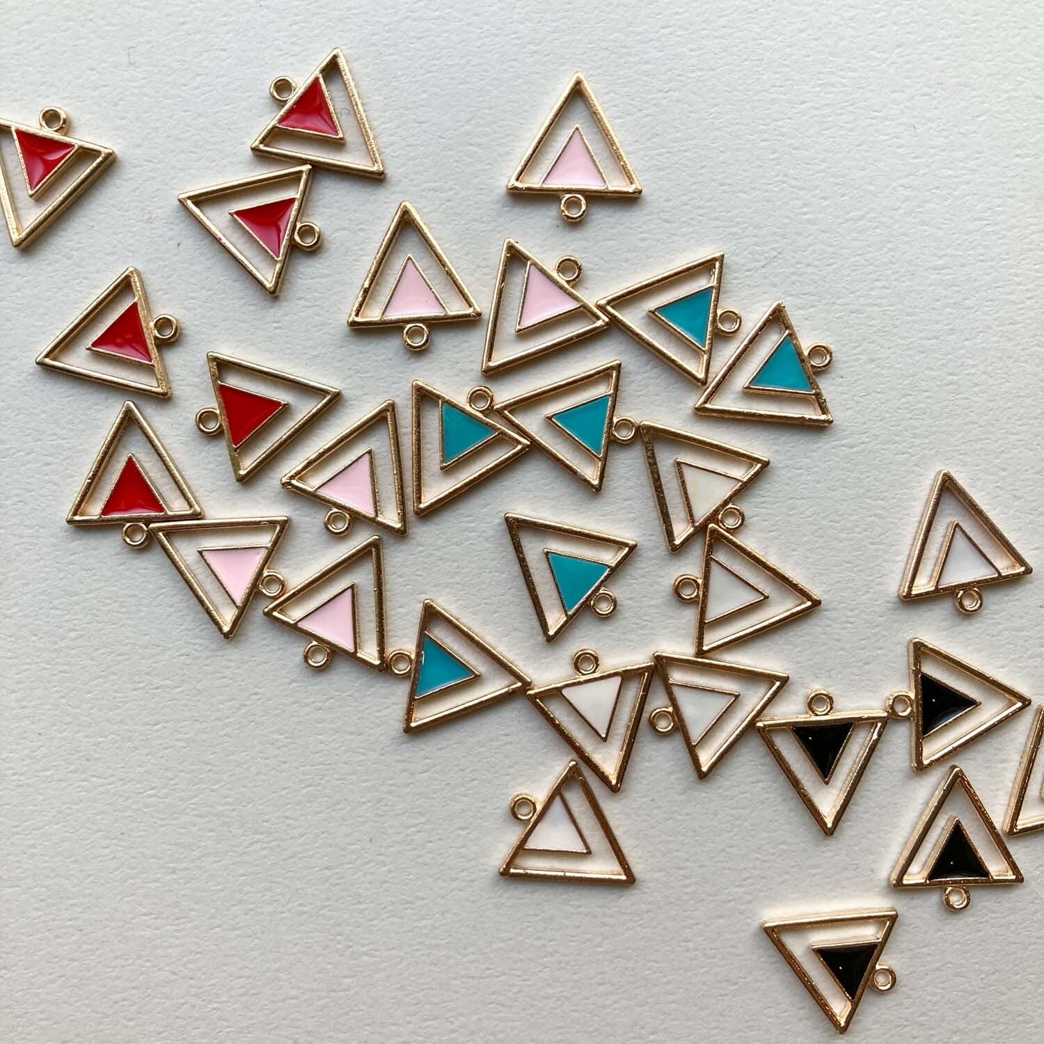 三角フープメタルチャームパック（6p） | Dua-アクセサリーパーツショップ