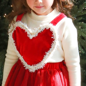 クリスマスハートデザインメッシュワンピース