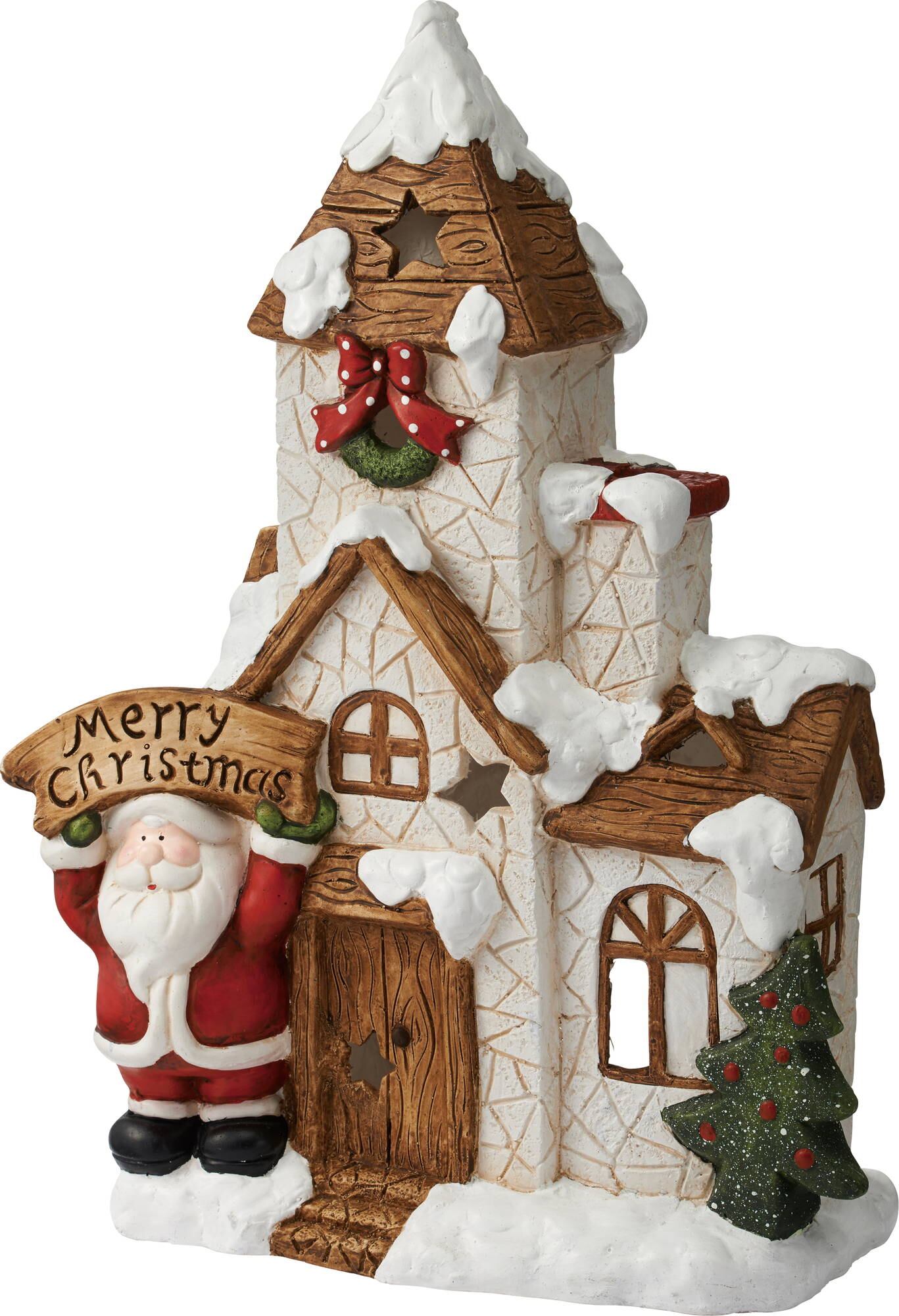 Villeroy & Boch サンタハウス　置き物 Amazon.co.jp: ビレロイ＆ボッホ キャンドルホルダー クリスマス